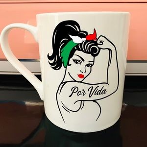 Retro Latina Pride Rosie Riveter Coffee Mug